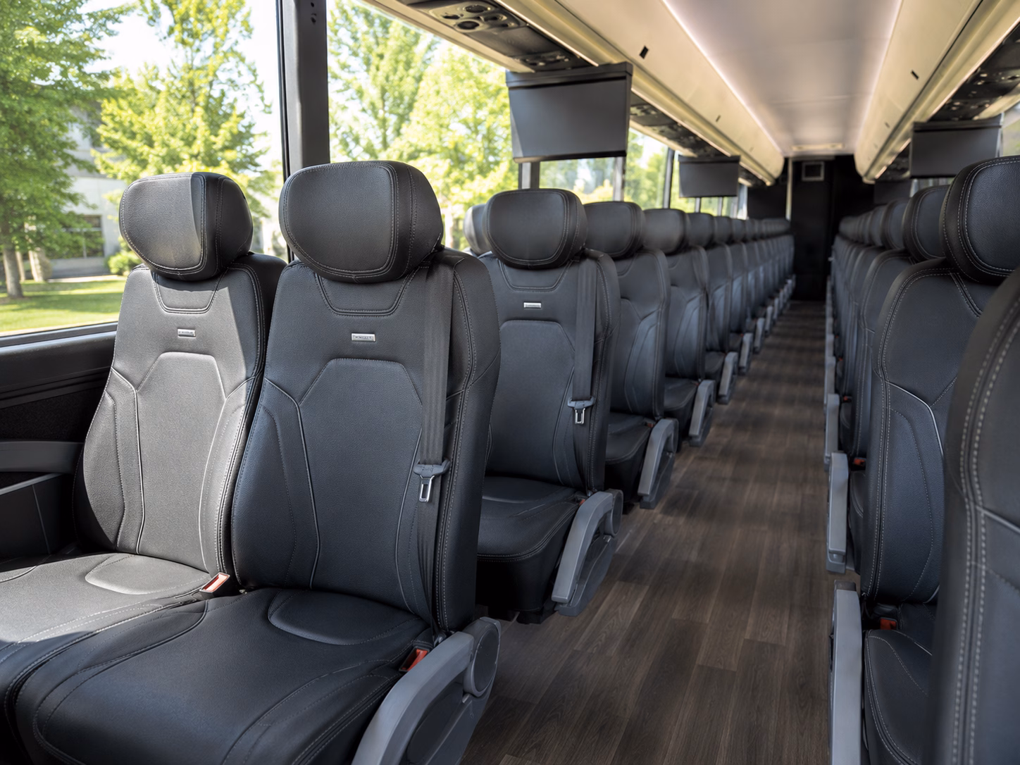 carrollton charter bus services interior