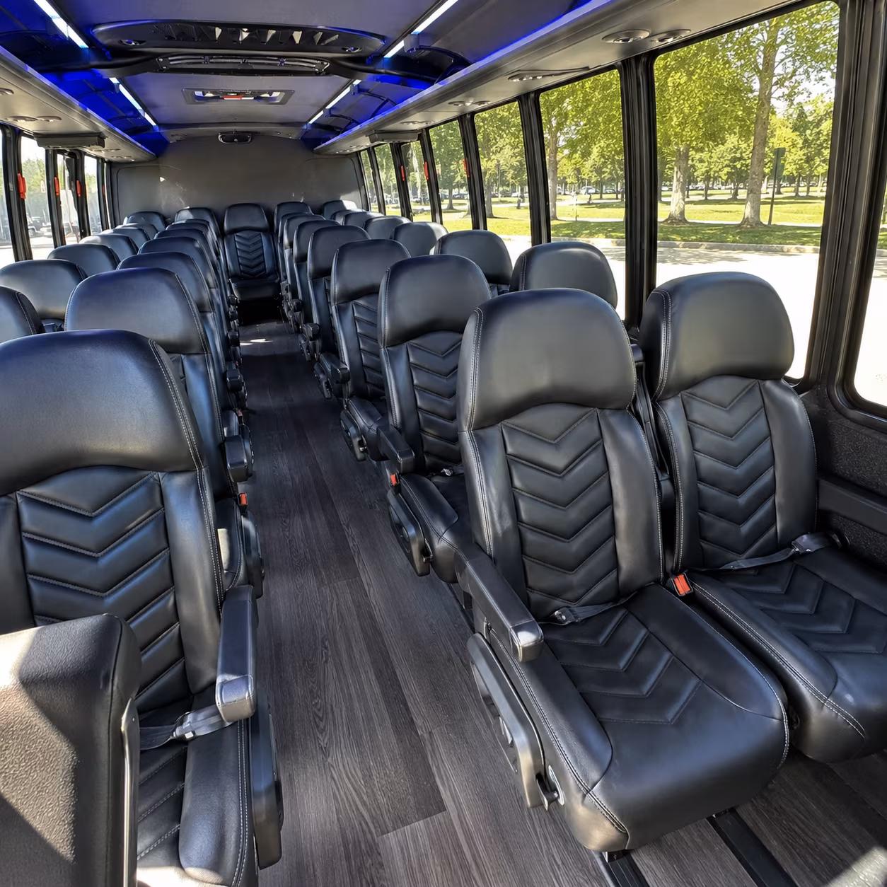 carrollton school event transportation onboard seating