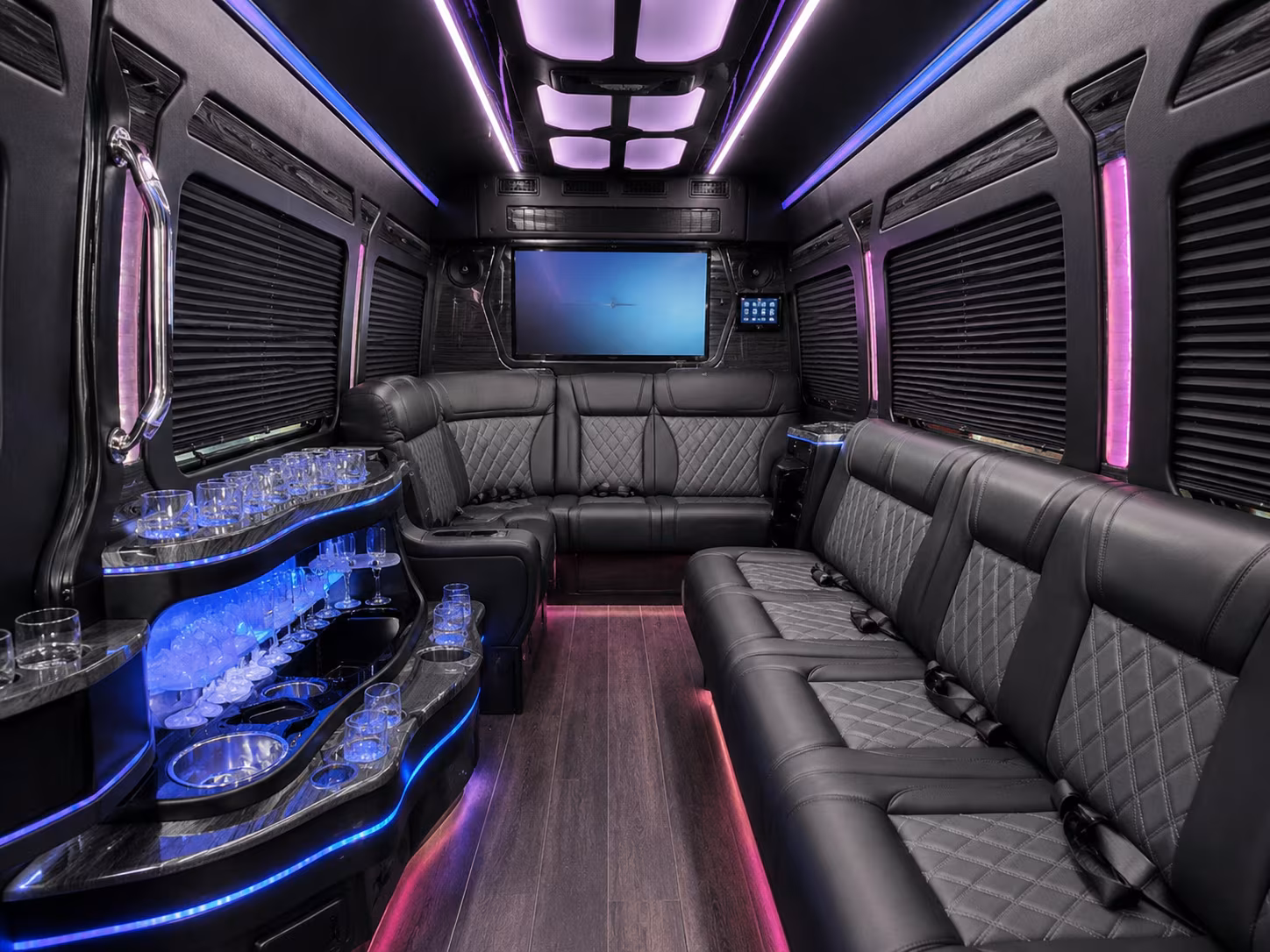 wedding day bridal party transfers to venues across the metroplex